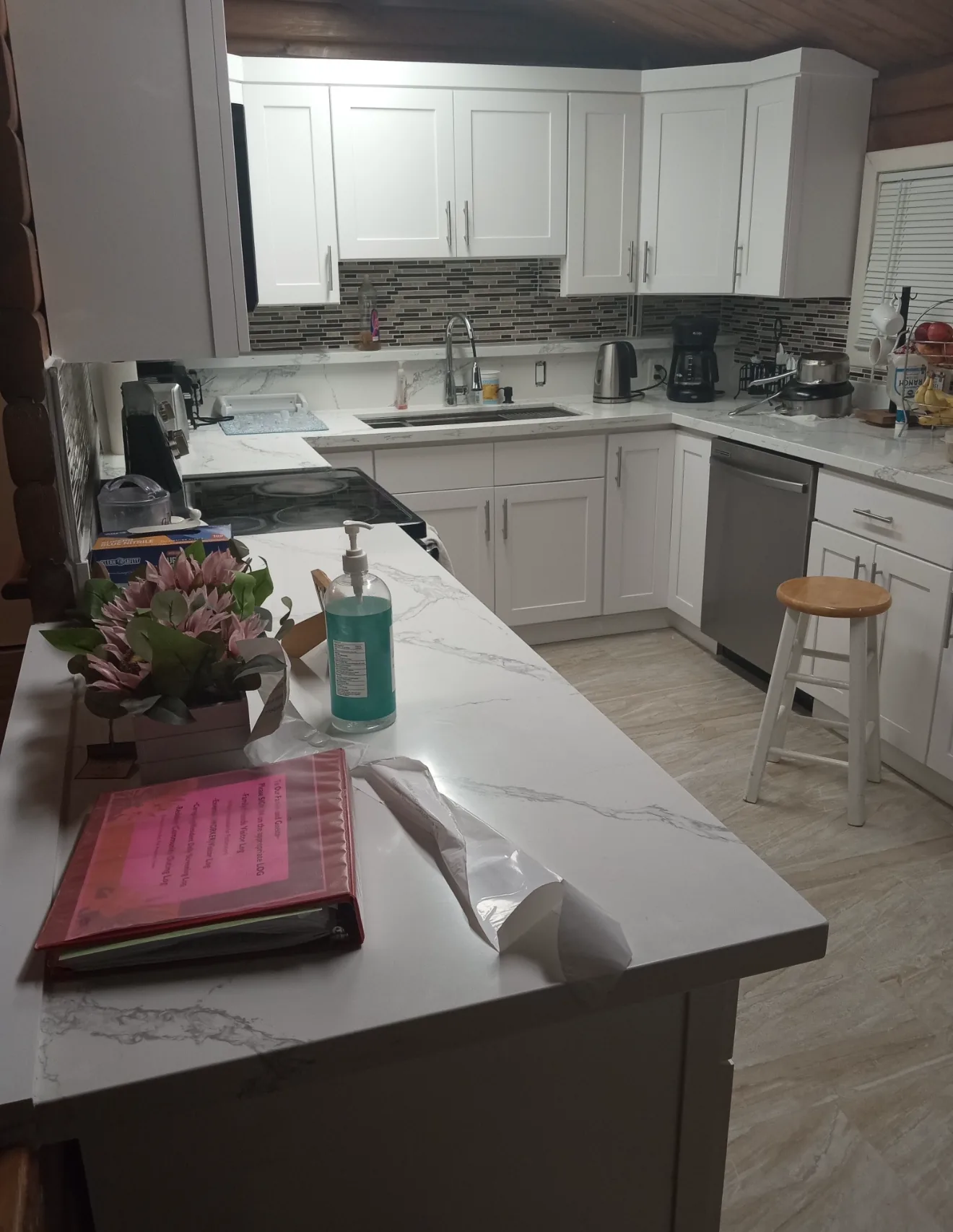 The kitchen at Birdsong Adult Family Home, Kent WA