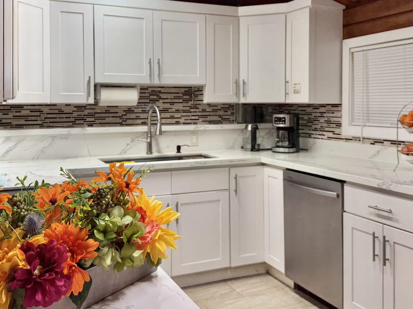 The kitchen at Birdsong Adult Family Home, Kent WA